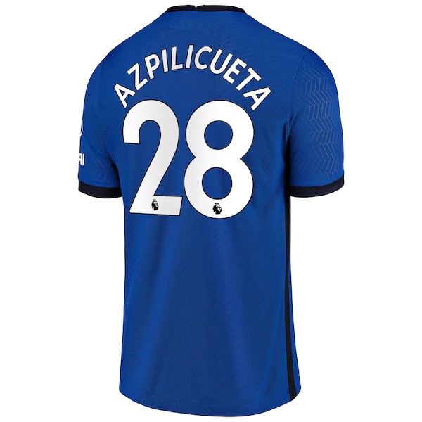 Camiseta Chelsea NO.28 Azpilicueta Primera equipo 2020-2021 Azul